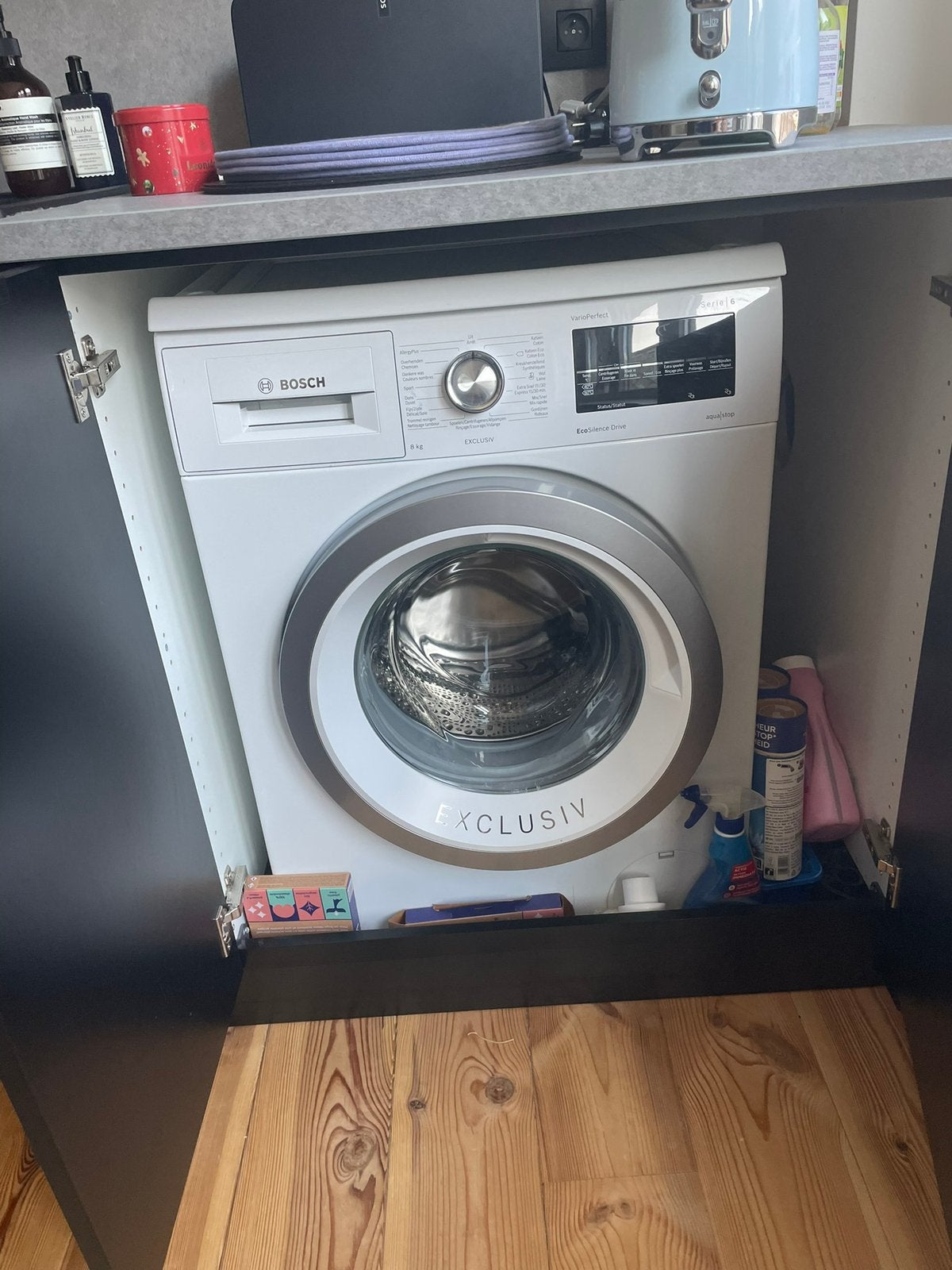 Wasmachine Bosch Serie 6 - 8 kg - Perfect werkend, Ophalen, Gebruikt, Handwasprogramma, Voorlader