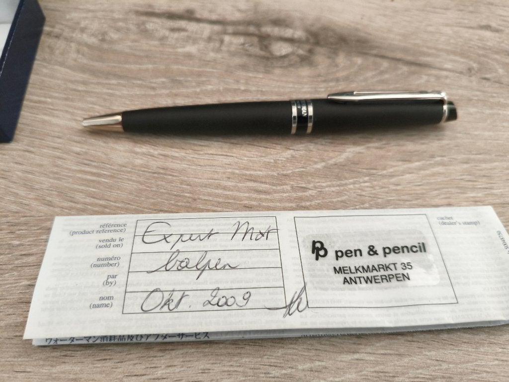 Originele Waterman Expert pen, Verzamelen, Ophalen, Balpen, Met doosje, Zo goed als nieuw