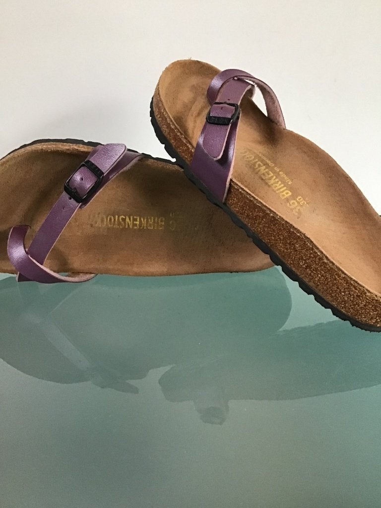 Birkenstock 36 Piazza | violets | Livraison gratuite, Autres couleurs, Comme neuf, Envoi, Sandales de bain