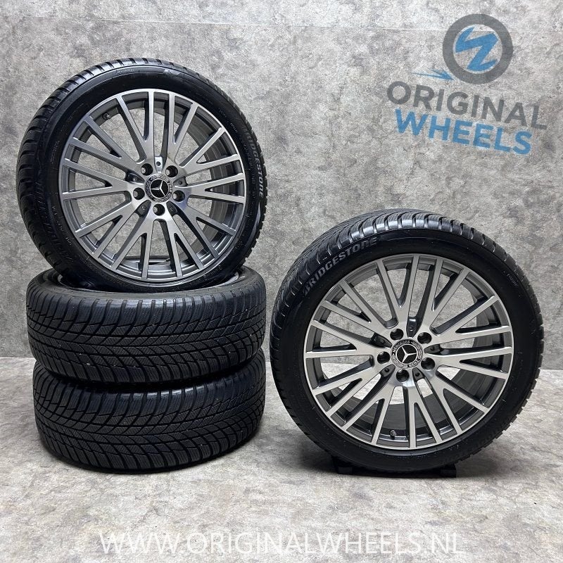 18 inch originele velgen + winterbanden Mercedes A B klasse, Pneus et Jantes, Pneus hiver, -, 18 pouces