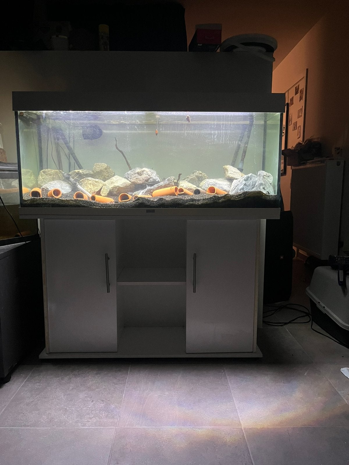 Juwel Rio 240 + alle benodigdheden, Ophalen, Pomp, Aquariummeubel, Zo goed als nieuw