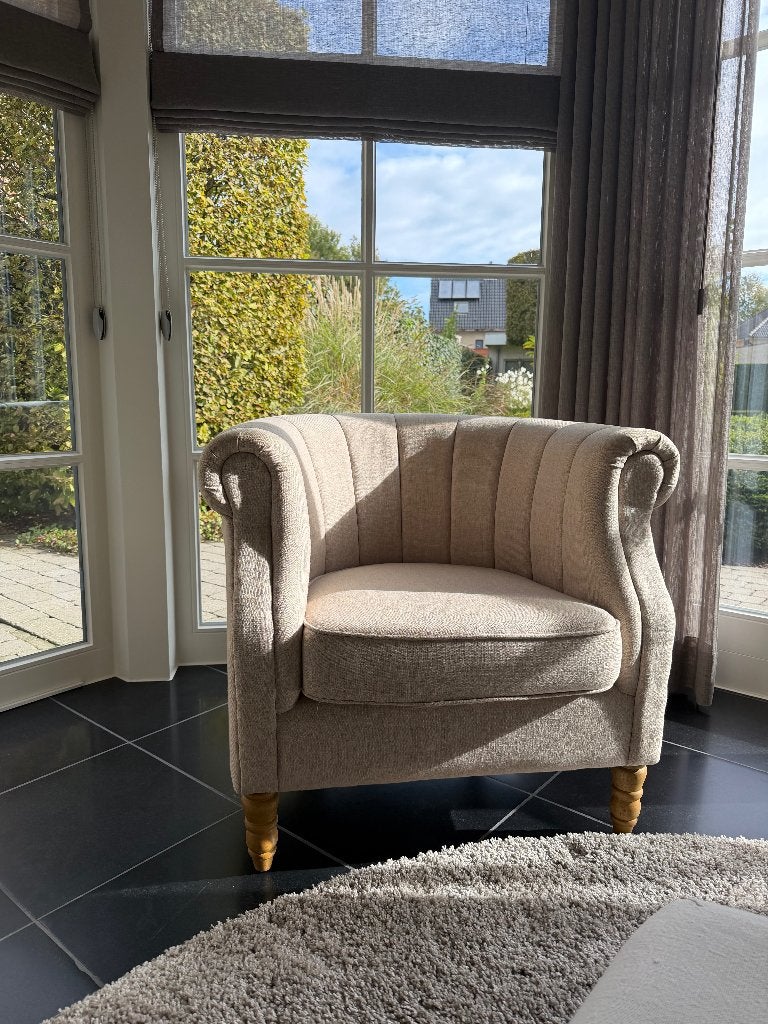 zetel fauteuil, Huis en Inrichting, Ophalen, Hout, Minder dan 75 cm, 75 tot 100 cm