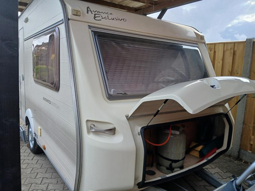 Fantastische Complete Avento 395 TLH Enkele Bedden/Mover/Au, Caravans en Kamperen, 750 - 1000 kg, Particulier, 5 tot 6 meter, Luifel