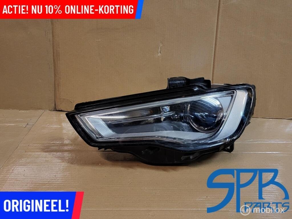 AUDI A3 8V BI-XENON LED KOPLAMP LINKS 2012-2016 LINKER D3S, Enlèvement ou Envoi, Audi, Utilisé