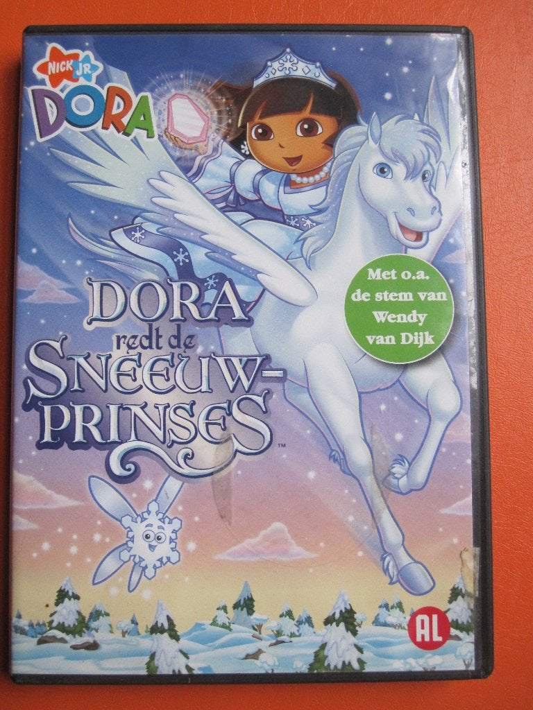 Dora Redt de Sneeuw-prinses, Cd's en Dvd's, Tekenfilm, Ophalen of Verzenden, Zo goed als nieuw, Nederlands