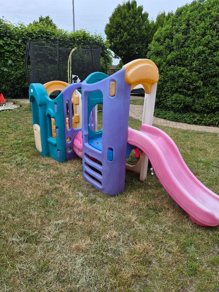 Little Tikes Buiten Speelhuis + Glijbaan buiten, Enfants & Bébés, Jouets | Extérieur | Aires de jeux, Enlèvement, Utilisé, Autres types