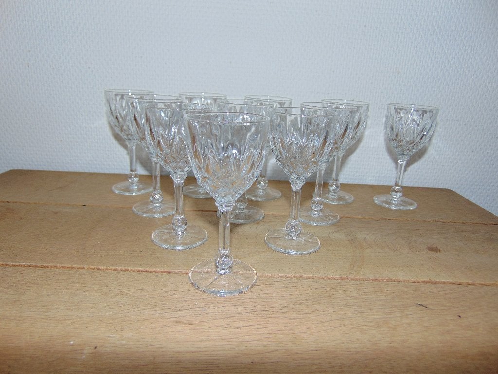 Borrelglaasjes 11 stuks, Verzamelen, Glas en Drinkglazen, Gebruikt, Borrel- of Shotglas, Ophalen of Verzenden