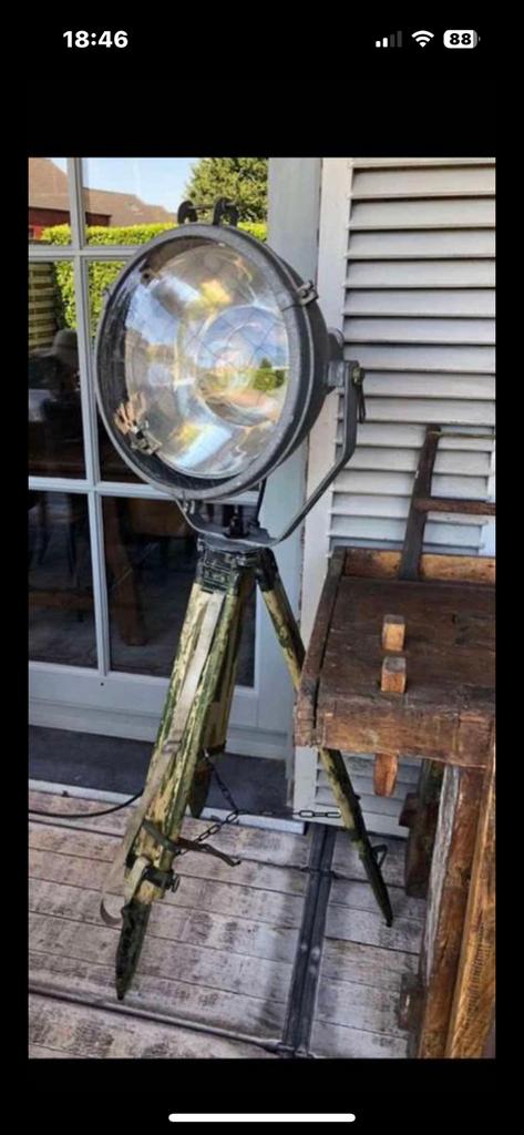 Vloerlamp zoeklicht lamp, Ophalen, Zo goed als nieuw