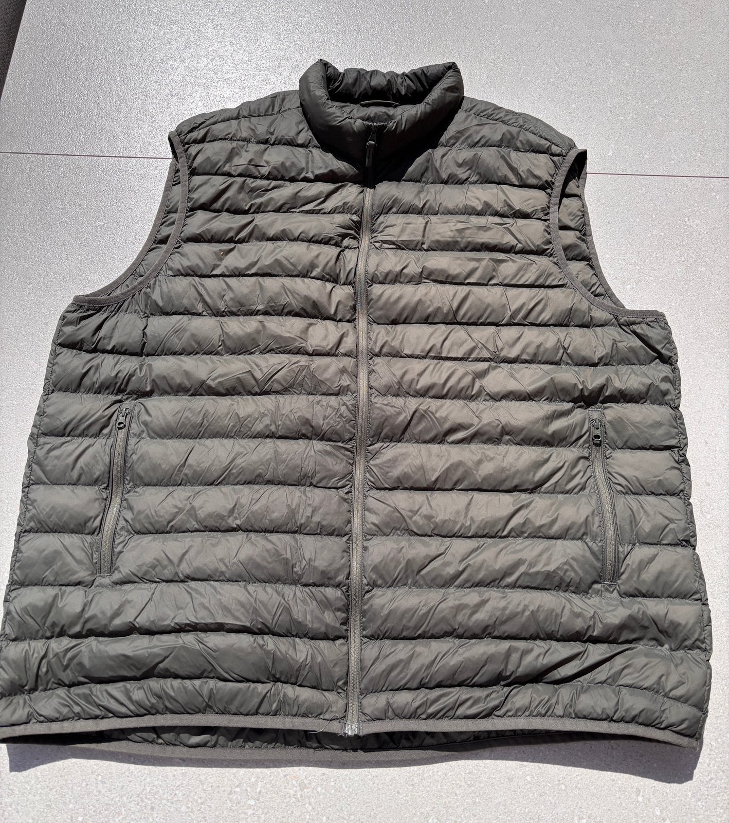 Bodywarmer XXXL Inesis Decathlon kaki, Kleding | Heren, Bodywarmers, Ophalen of Verzenden, Zo goed als nieuw