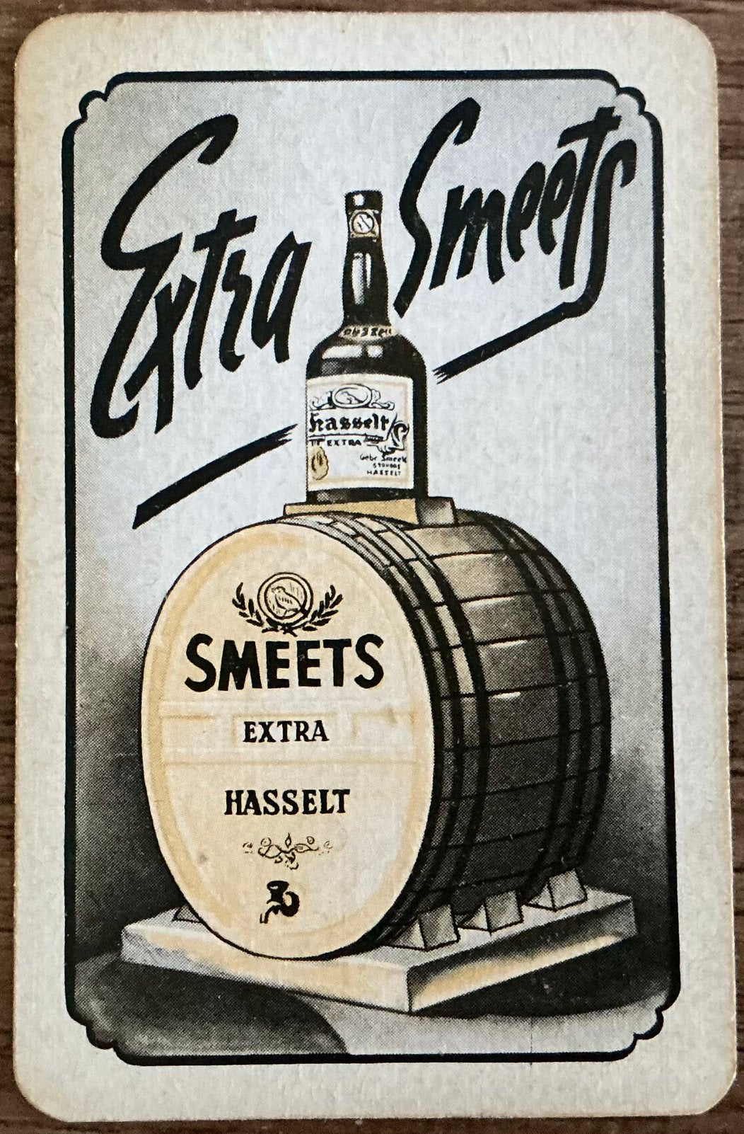Carte à jouer EXTRA SMEETS/HASSELT, Collections, Enlèvement ou Envoi, Comme neuf, Carte(s) à jouer