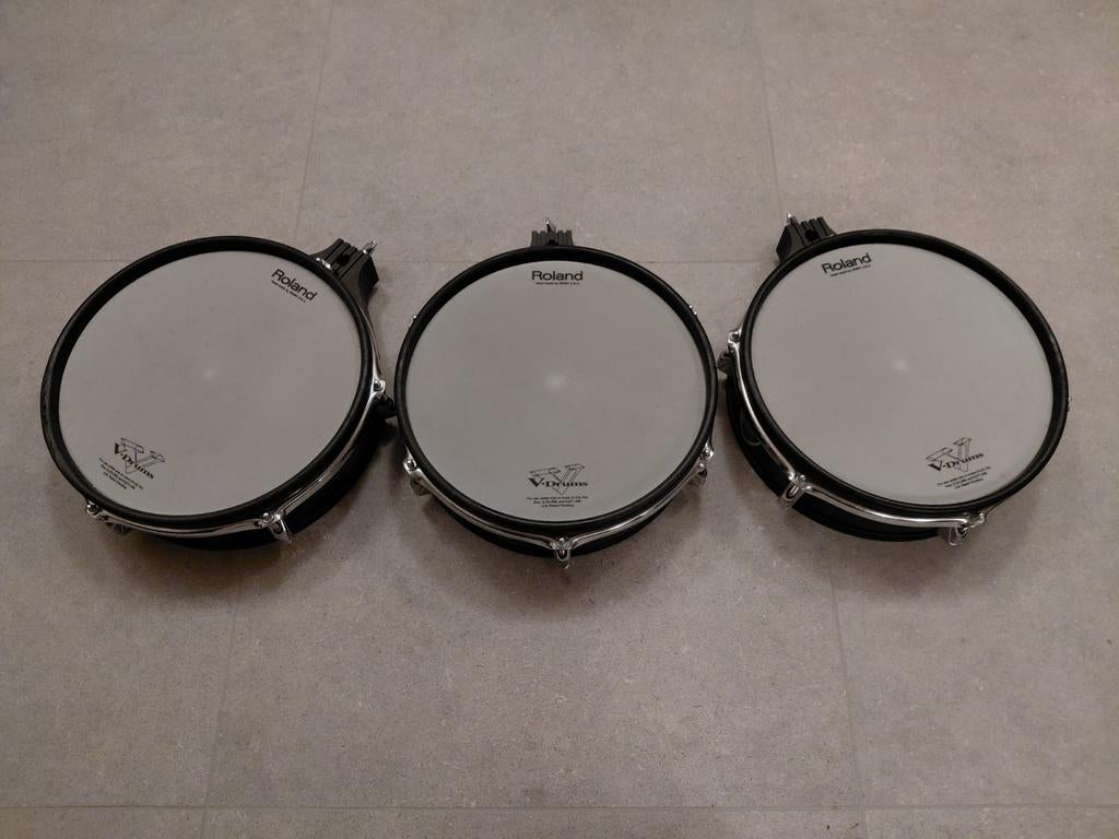 3 pads Roland PD-125, Musique & Instruments, Enlèvement, Utilisé, Roland, Électronique