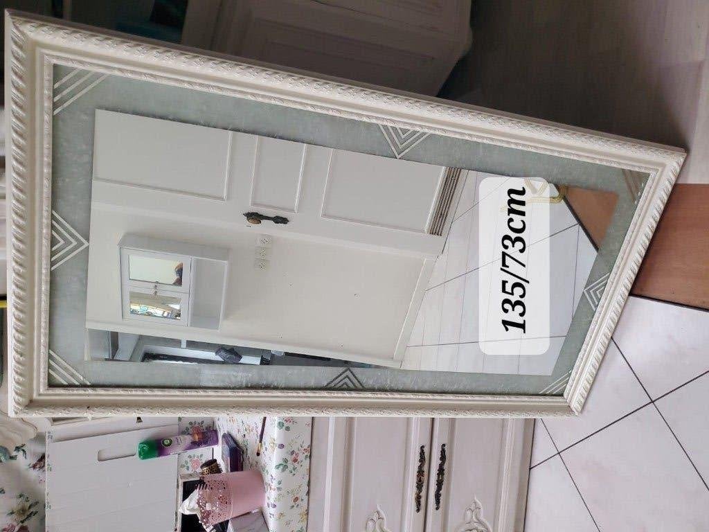 Grand miroir, Maison & Meubles, Enlèvement, Utilisé