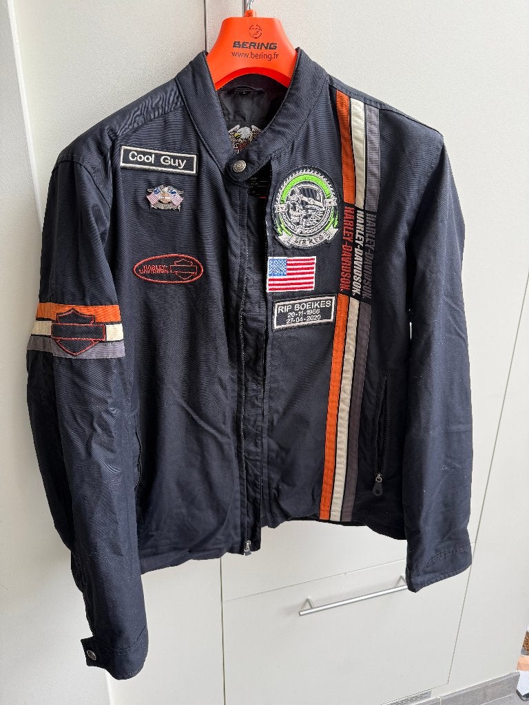 Regenvest Harley Davidson - maat L, Harley-Davidson, Jas | textiel, Heren, Ophalen of Verzenden