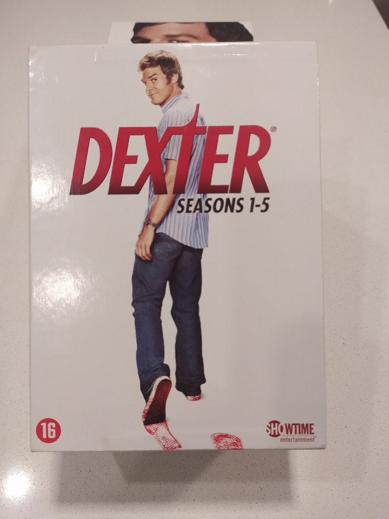Dexter seizoen 1 t&m 8, CD & DVD, Néerlandais, Comme neuf, À partir de 16 ans, Crime