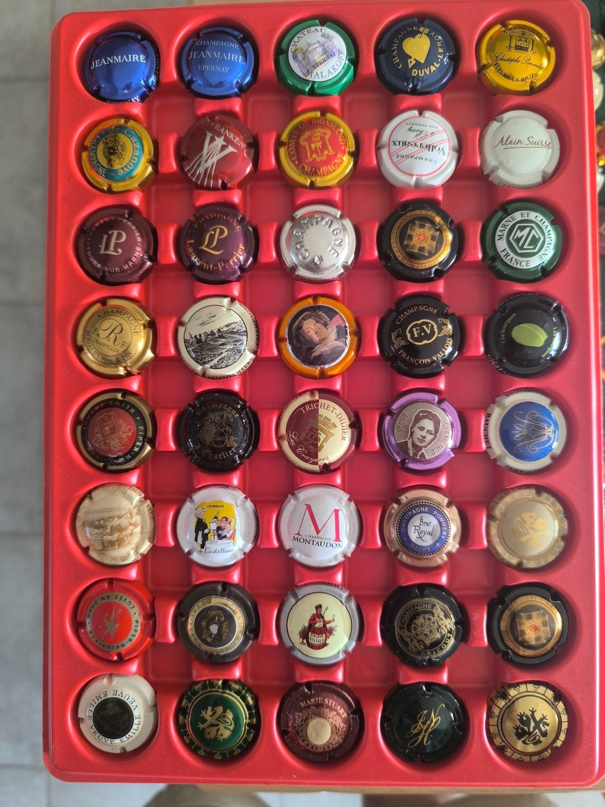 Lot van meer dan 1100 Champagne capsules te koop, Enlèvement ou Envoi