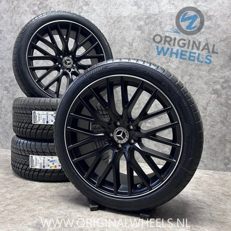 20 inch originele velgen + winterbanden Mercedes  S klasse, Neuf, Pneus et Jantes, Pneus hiver, 255 mm