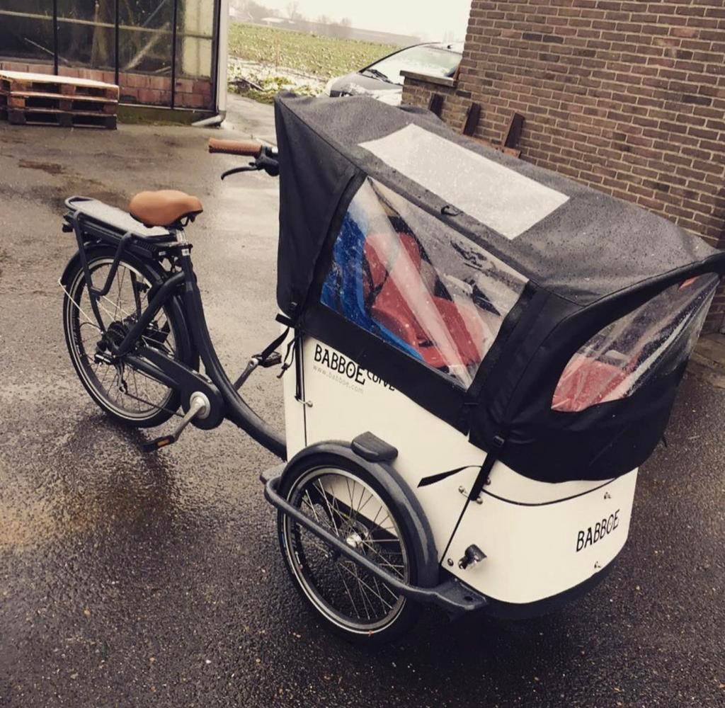 Bakfiets babboe curve, Fietsen en Brommers, Ophalen, Zo goed als nieuw