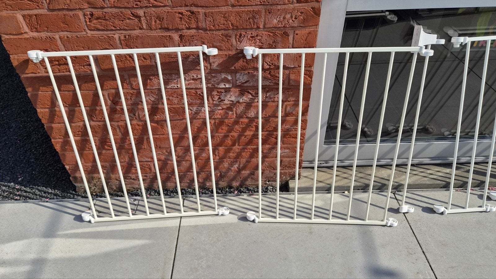 stevig veiligheidshekje 90 - 278cm in metaal voor trap/haard, Kinderen en Baby's, Traphekjes, Ophalen, Overige materialen, Gebruikt