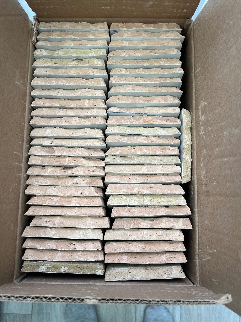 Zelliges wit/beige 10 x 10 cm 5 m2, Ophalen, Nieuw, Minder dan 20 cm, Minder dan 20 cm