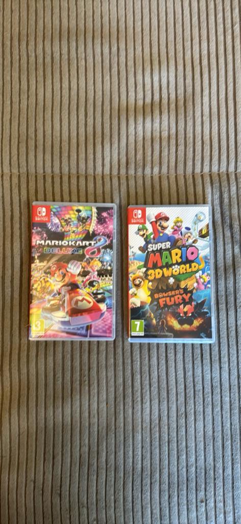 2 jeux mario kart 8 et mario 3 d bowser fury, Games en Spelcomputers, Ophalen, Zo goed als nieuw