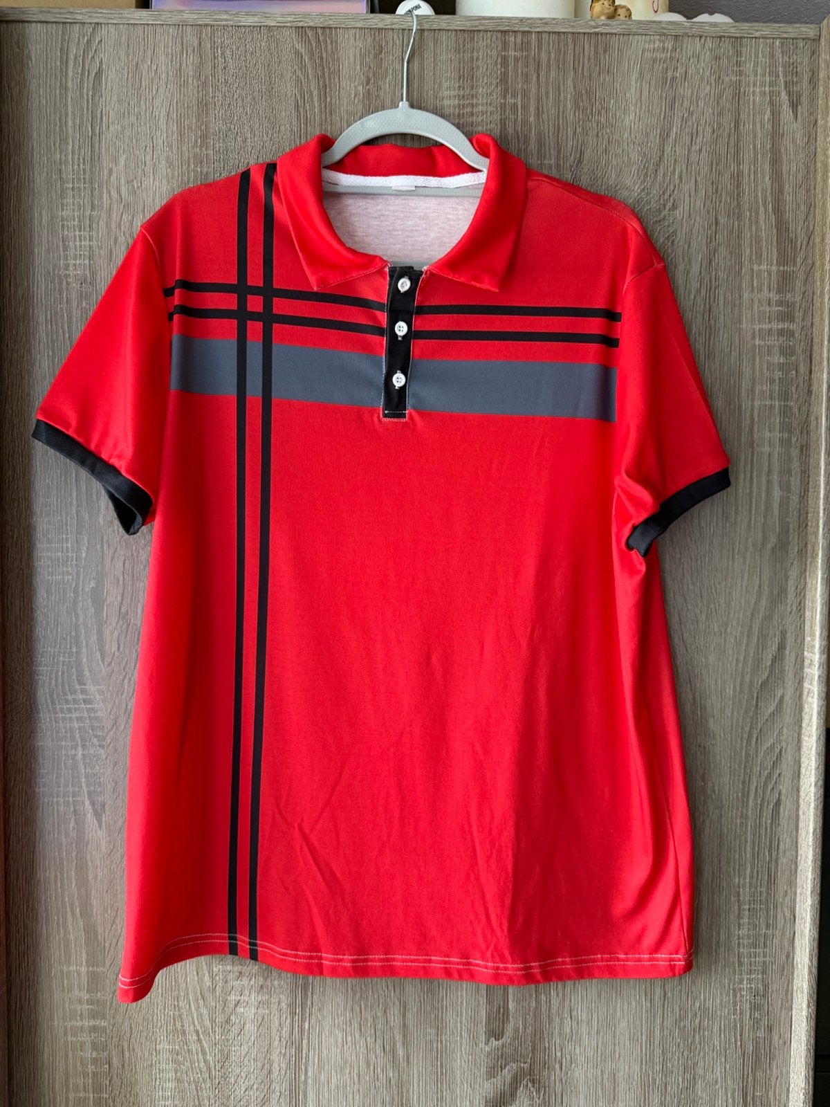 Polo maat XL, Kleding | Heren, Ophalen of Verzenden, Zo goed als nieuw, Maat 56/58 (XL), Rood