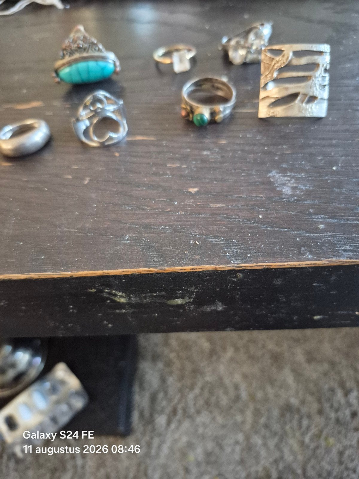 zilveren ringen, Handtassen en Accessoires, Ringen, Ophalen of Verzenden, Zilver, Zilver