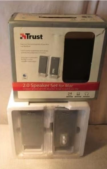 Nouveau kit de haut-parleurs 2.0 pour MAC, Informatique & Logiciels, Enceintes Pc, Enlèvement ou Envoi, Neuf, Canal audio 2, Trust