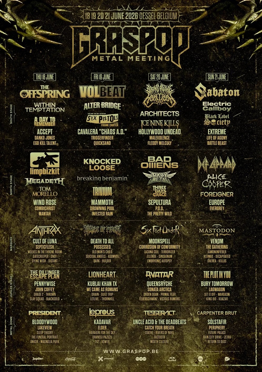 Graspop - zondag ticket, Twee personen