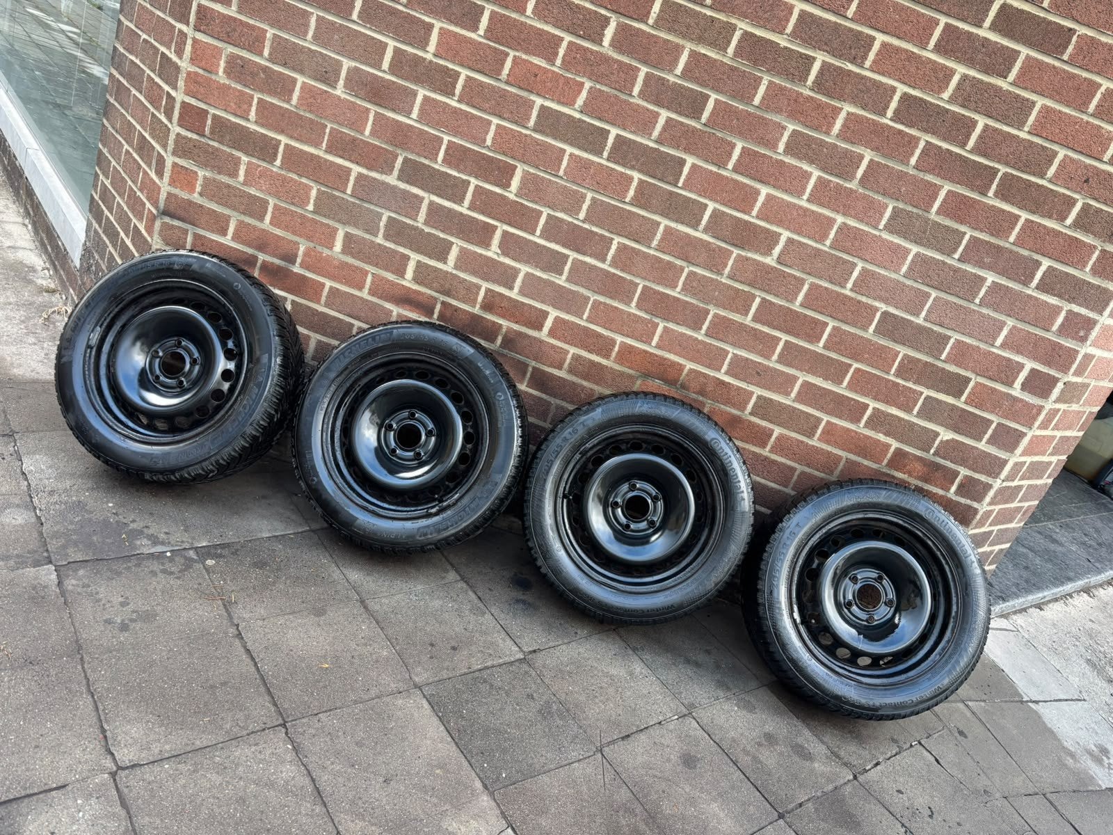 Lot de 4 jantes Renault, Dacia+ pneu hiver (205/55R16) neuf, Autos : Pièces & Accessoires, Enlèvement, Neuf, Nissan