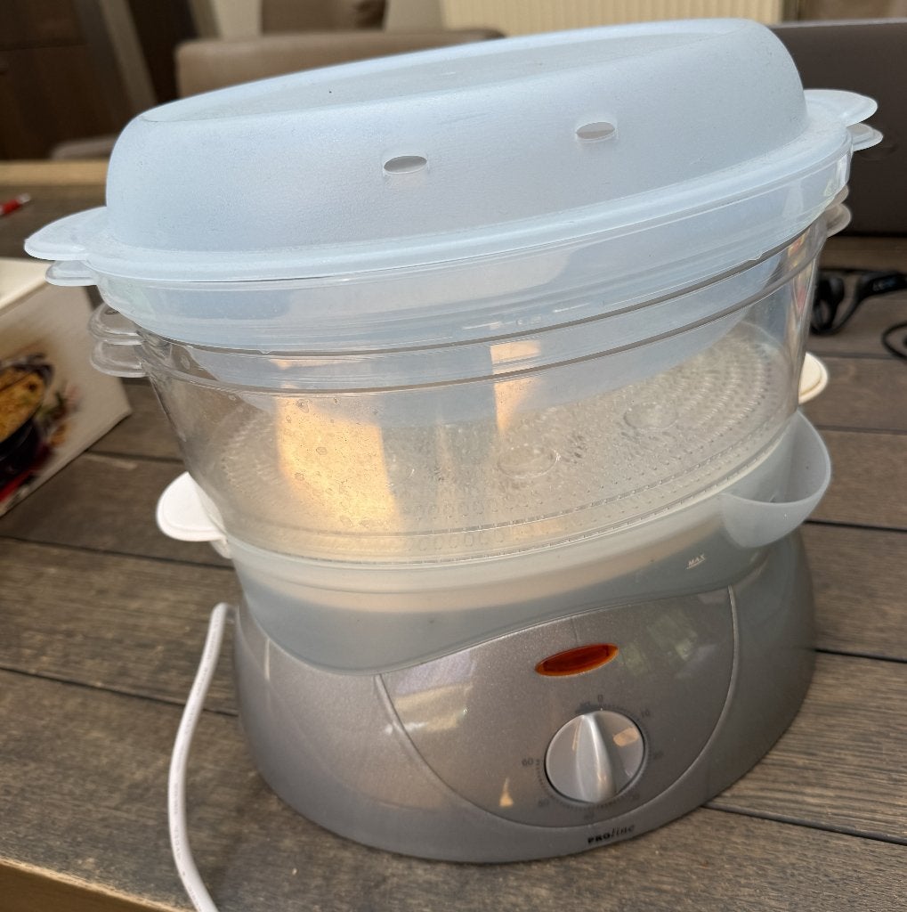 Cuiseur Vapeur Proline FS2 900W, Electroménager, Cuiseurs à riz, Enlèvement ou Envoi, Lave-vaisselle, Comme neuf