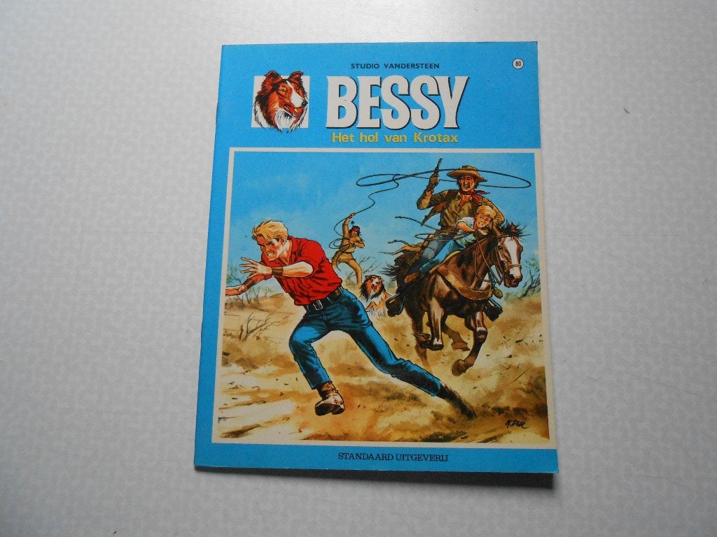 Bessy 80 Het hol van Krotax 1970 1 ste druk., Boeken, Willy Vandersteen, Eén stripboek, Nieuw, Ophalen of Verzenden