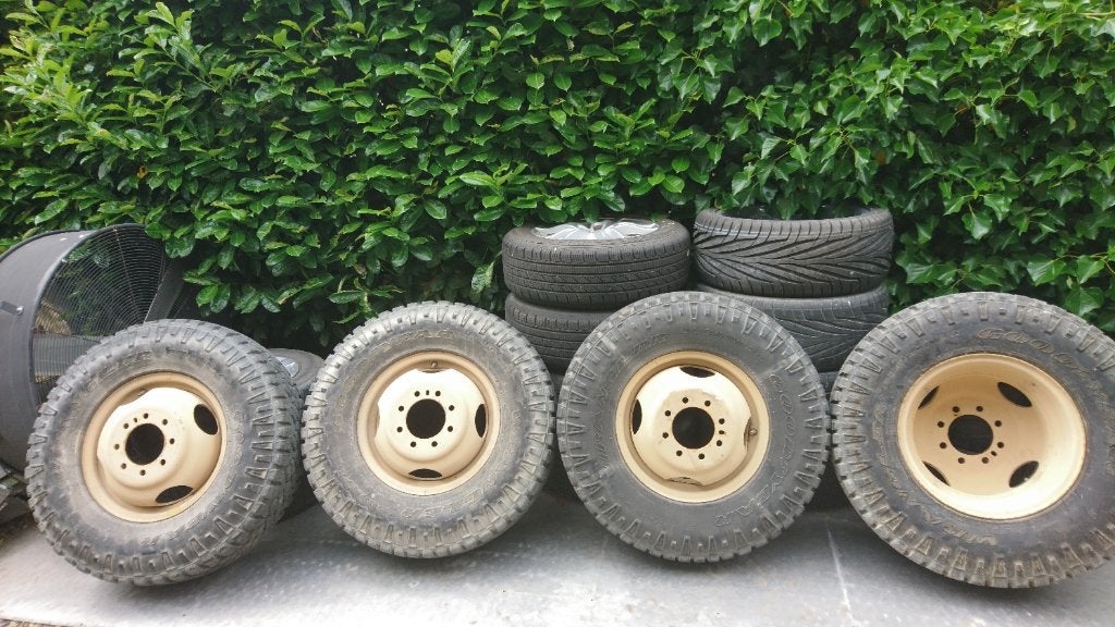 Chevrolet dually velgen 16'' (8x165.1) GMC Ford Dodge, Ophalen, Gebruikt, 16 inch, Banden en Velgen