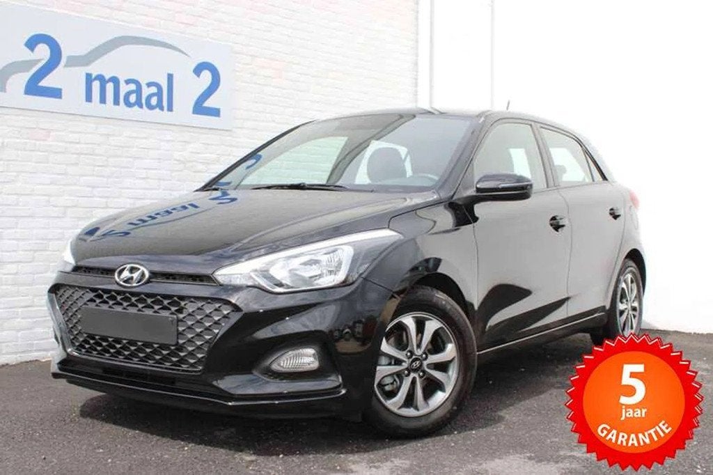 Hyundai i20 Airco / inclusief 5 JAAR garantie! (bj 2020), Auto's, Hyundai, 1 kg, Zwart, Bedrijf, 5 deurs