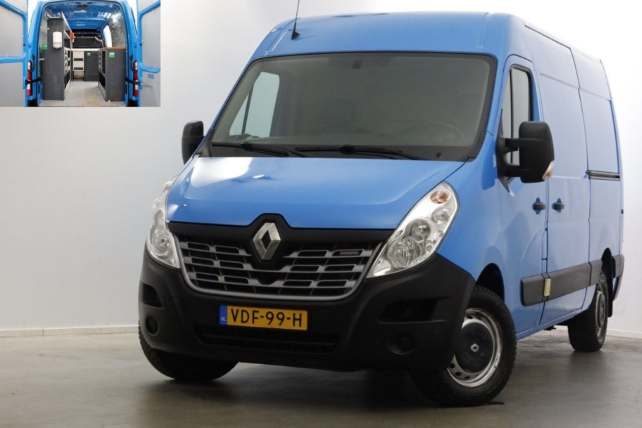 Renault Master T35 2.3 dCi 130pk E6 L2H2 Airco/Inrichting/2x, Bedrijf, Onderhoudsboekje, Te koop, 204 g/km