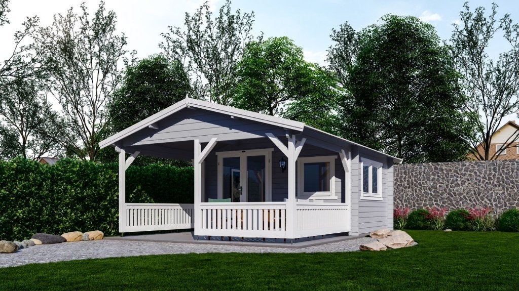 NOUVEAU chalet Garden House 50mm : 4x3+3, Envoi, Neuf