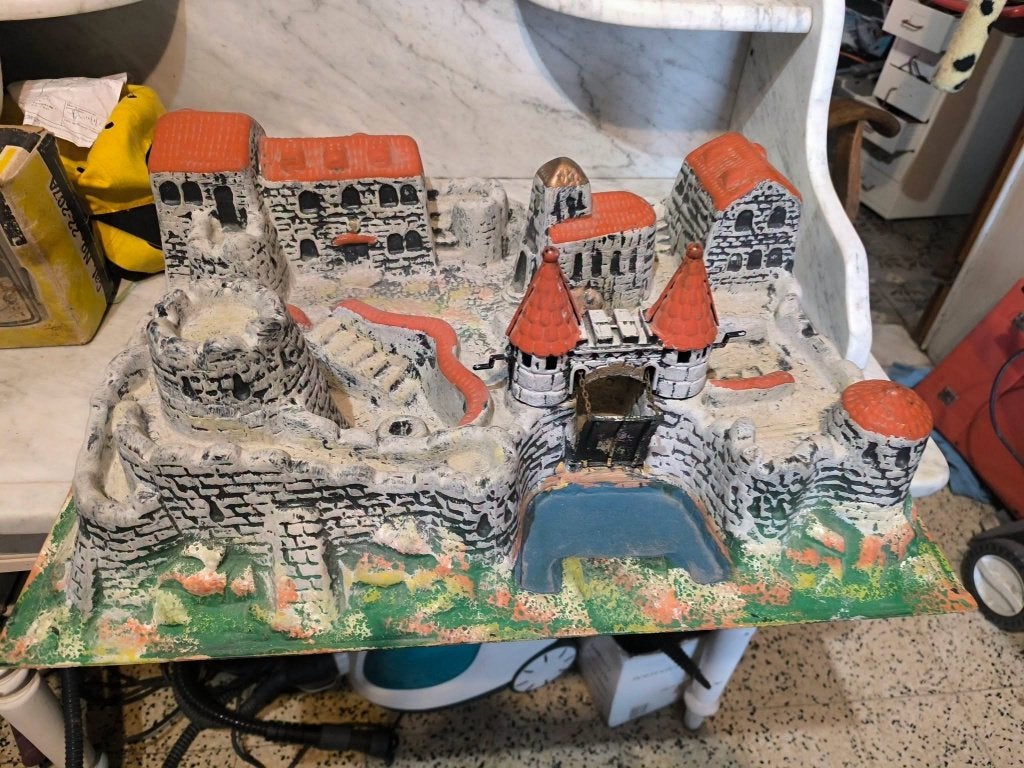 ancien jouet chateau fort collection medieval maquette, Enlèvement ou Envoi