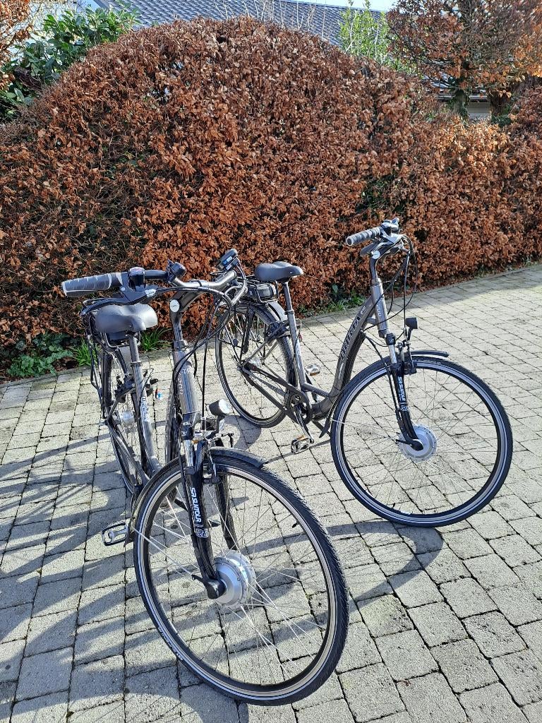 2 identieke E-bike Norta X-TRA 200 in nieuwstaat, Fietsen en Brommers, Elektrische fietsen, Ophalen, Zo goed als nieuw, 50 km per accu of meer