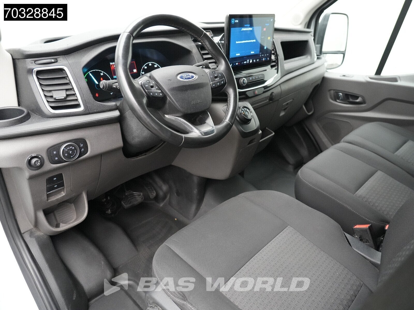 Ford e-Transit 184pk L3H2 L3 Elektrisch 68kWh 317km WLTP Nav, Achat, 135 kW, Entreprise, 3 places