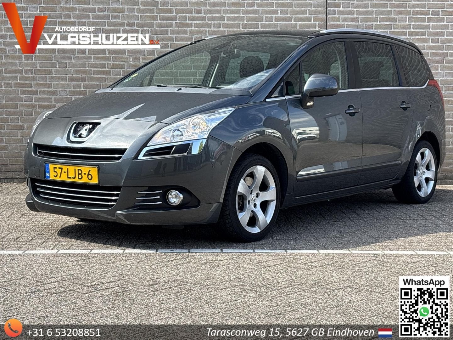 Peugeot 5008 1.6 THP Blue Lease Executive 7p. | Pano | Navi, Auto's, Monovolume, Parkeersensor, Handgeschakeld, Zilver of Grijs