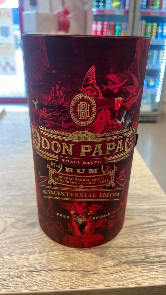 Don papa quincentennial edition 2025 release, Verzamelen, Wijnen, Ophalen, Zo goed als nieuw, Port