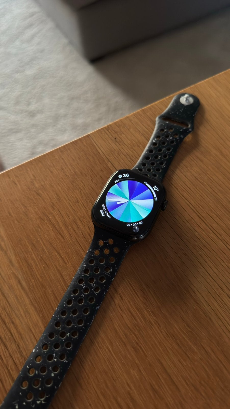 Apple Watch Titanium, Series 10, 46mm, Handtassen en Accessoires, Ophalen, Zo goed als nieuw