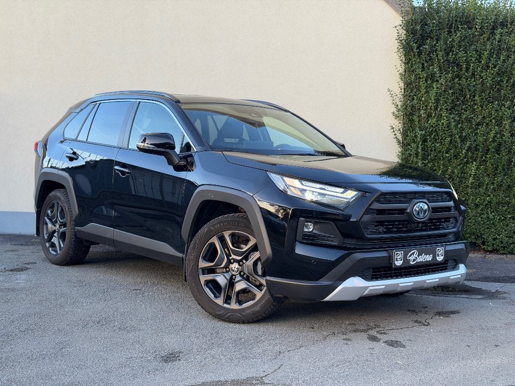 Toyota RAV4 Adventure 4x4 Leder Applecarplay 360 Camera, Auto's, Automaat, 4 cilinders, 2487 cc, Zwart