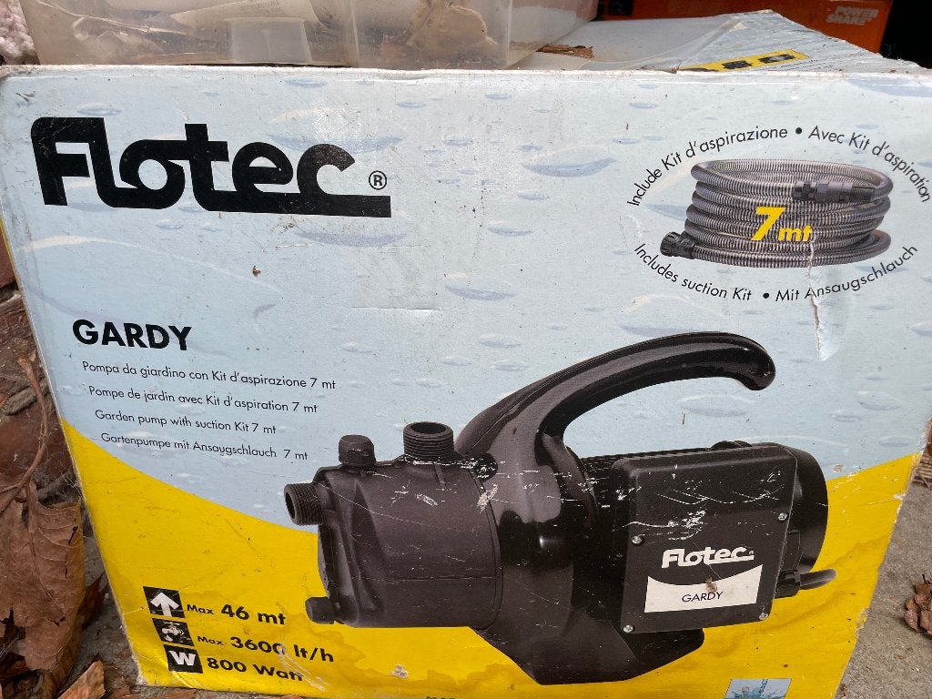 Pomp voor waterput  flotec, Jardin & Terrasse, Enlèvement, Utilisé, Électrique, Pompe d'appoint