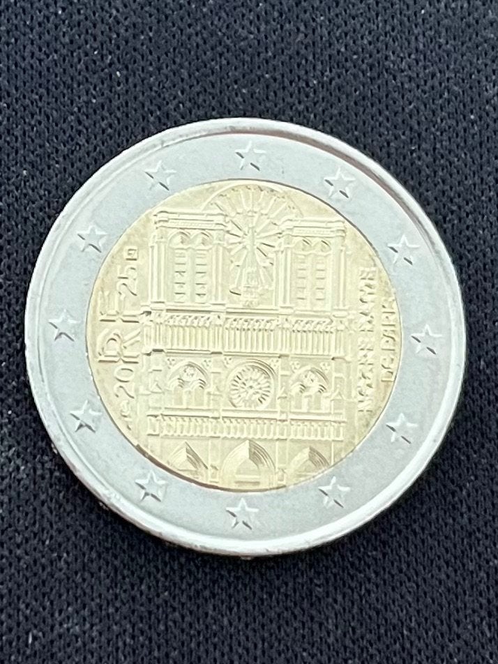 2 euro Notre Dame 2025, Verzenden, Frankrijk, 2 euro, Losse munt