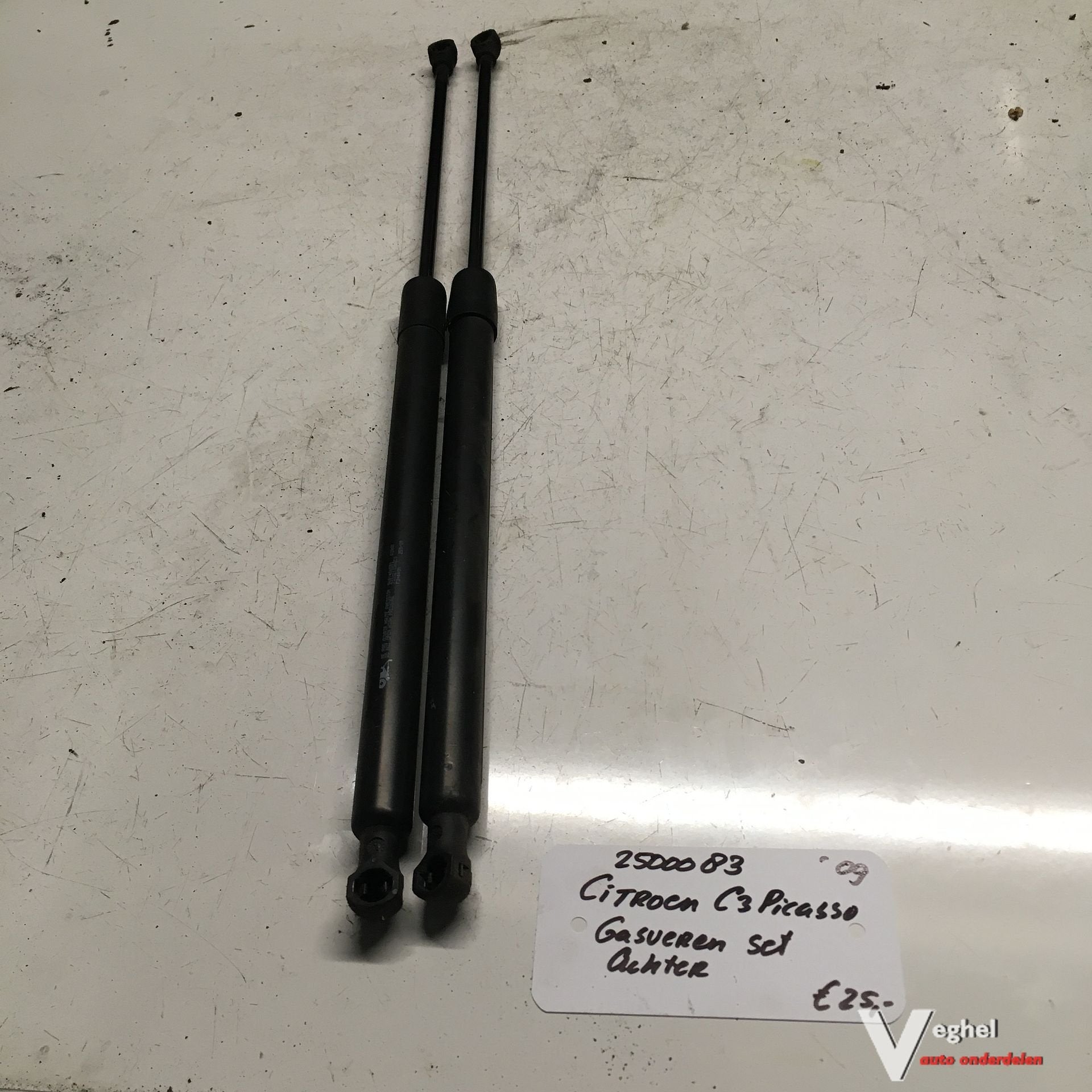 Citroen C3 Picasso 1.6 B 2009 2500083  Gasveren set achter, Autos : Pièces & Accessoires, Carrosserie & Tôlerie, Utilisé, Enlèvement ou Envoi