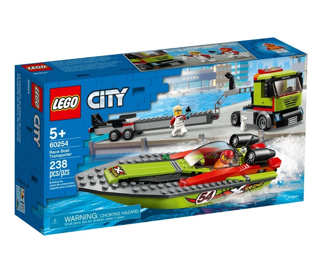 NEW SEALED LEGO City Raceboottransport - 60254, City, Lego, Nieuw, Ophalen of Verzenden