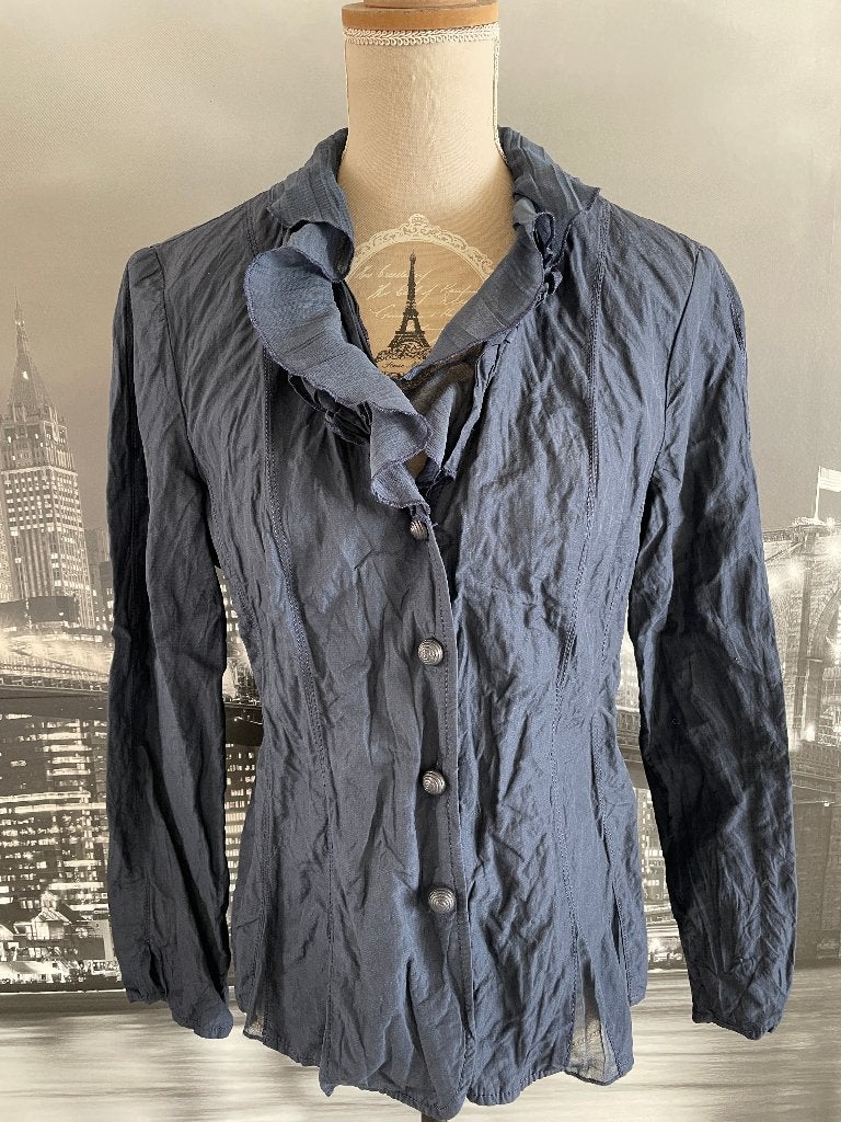 blauwe blouse - merk Mayerline - 40, Maat 38/40 (M), Mayerline, Zo goed als nieuw, Verzenden