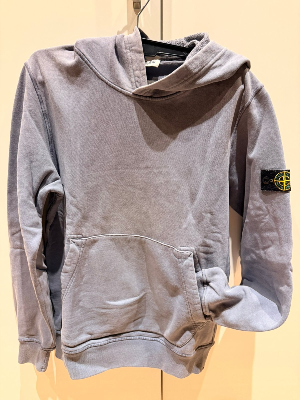 Hoodie Stone Island Junior - 12 jaar /156 - Staalblauw, Ophalen, Gebruikt, Jongen, Trui of Vest