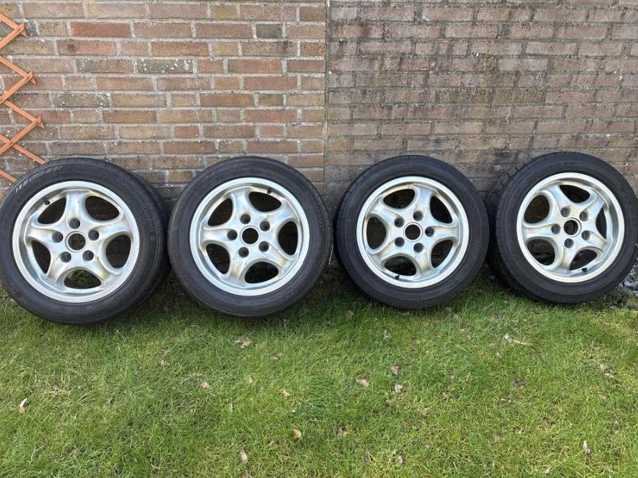 Porsche 911 993 16” 5x130 velgen voor: 7J ET55 achter: 9J ET, Ophalen, 16 inch, Banden en Velgen, Zomerbanden