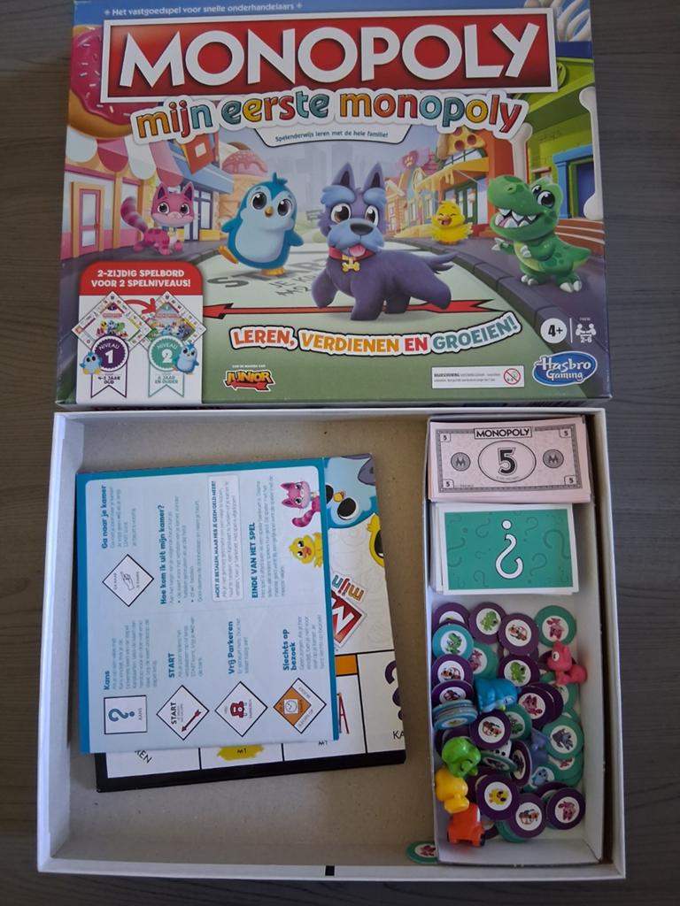 Hasbro mijn eerste monopoly, Ophalen